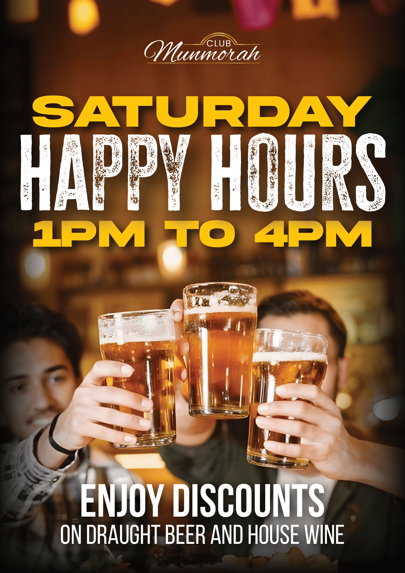 Saturday Happy Hour - A4 - Club Munmorah V2-1